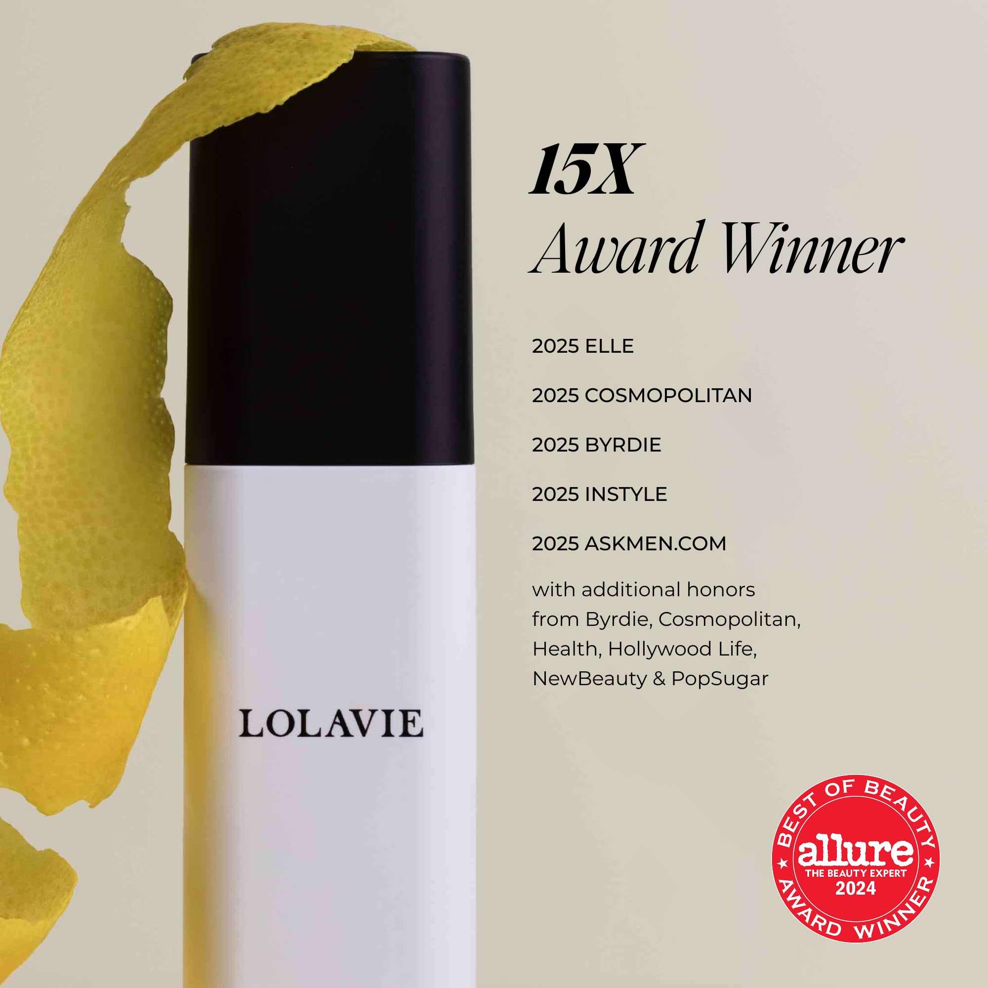 Lolavie Démêlant brillant, brillance naturelle sans silicones lourds.