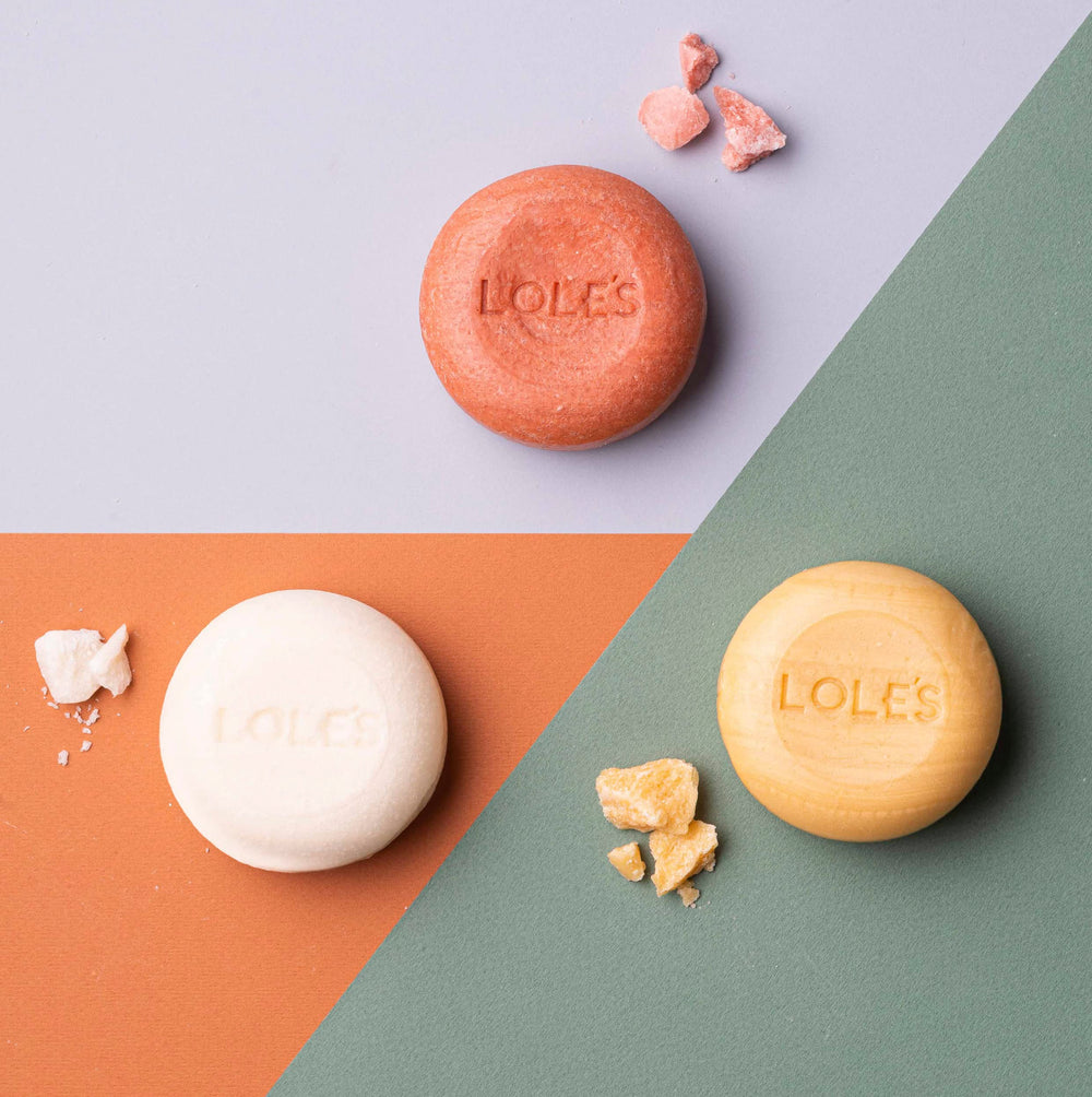 LOLE'S Shampoing Solide Sans Silicone – soin pur sans additifs lourds.