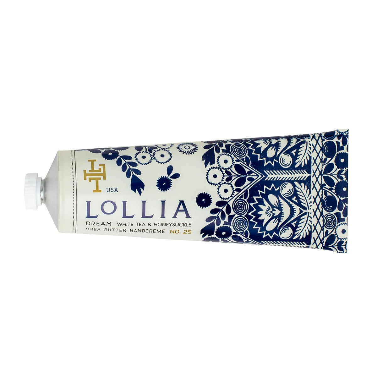 LOLLIA Dream Handcreme – flacon élégant, hydratation légère et parfum délicat.