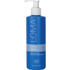 LOMA Calming Crème: bouteille 8oz pour nourrir et lisser les cheveux.