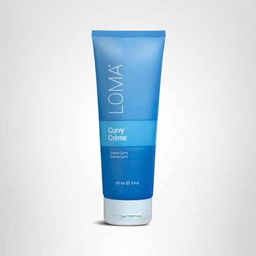 Application et routine de coiffage avec Loma Curvature Curvy Crème.