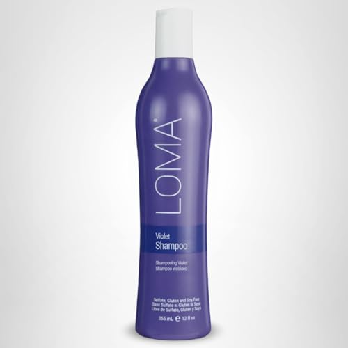 Éclat et brillance des cheveux blonds et gris après l’utilisation du Shampoing Violet Loma