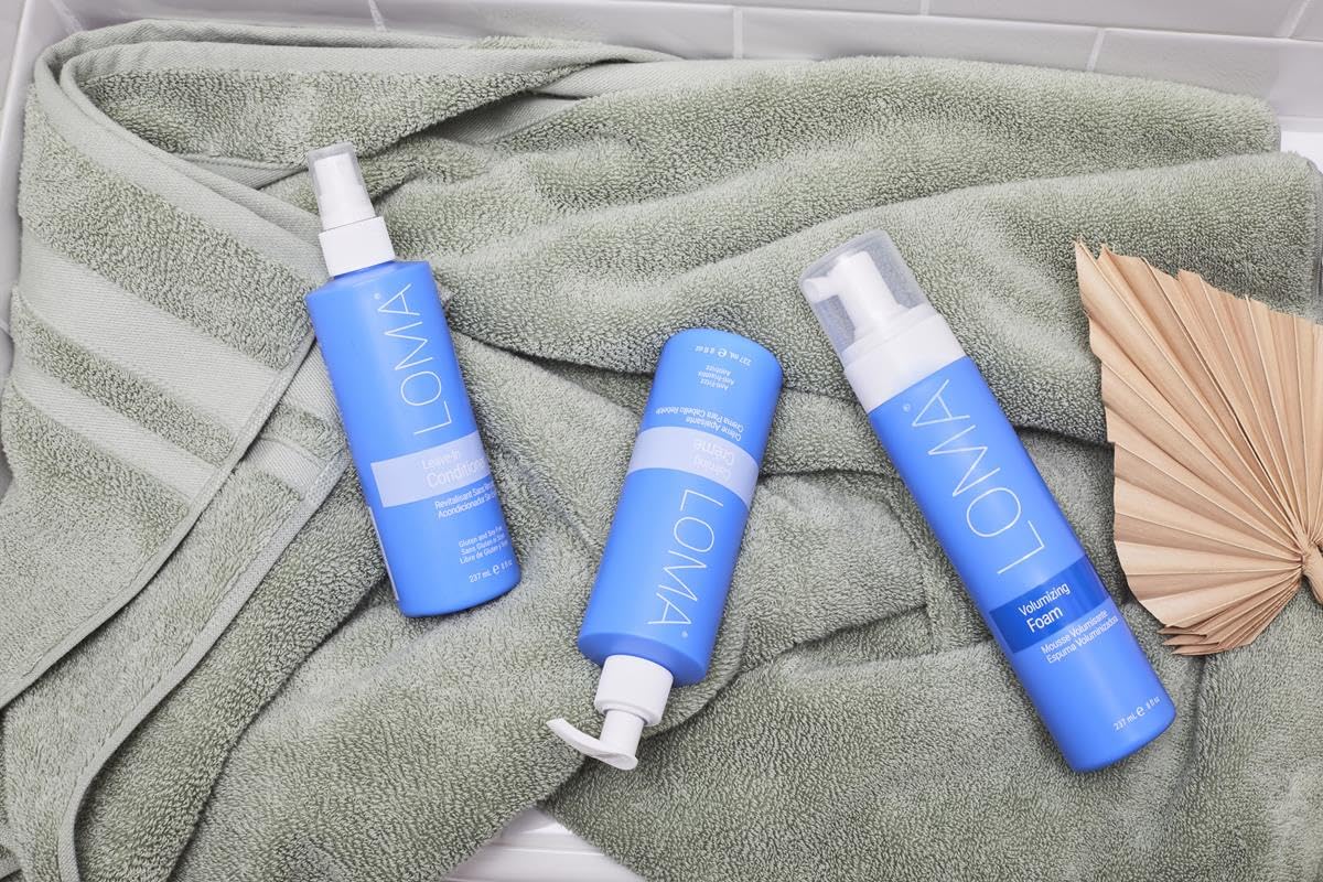 LOMA spray démêlant sans rinçage, aromathérapie-poire pour une senteur légère.