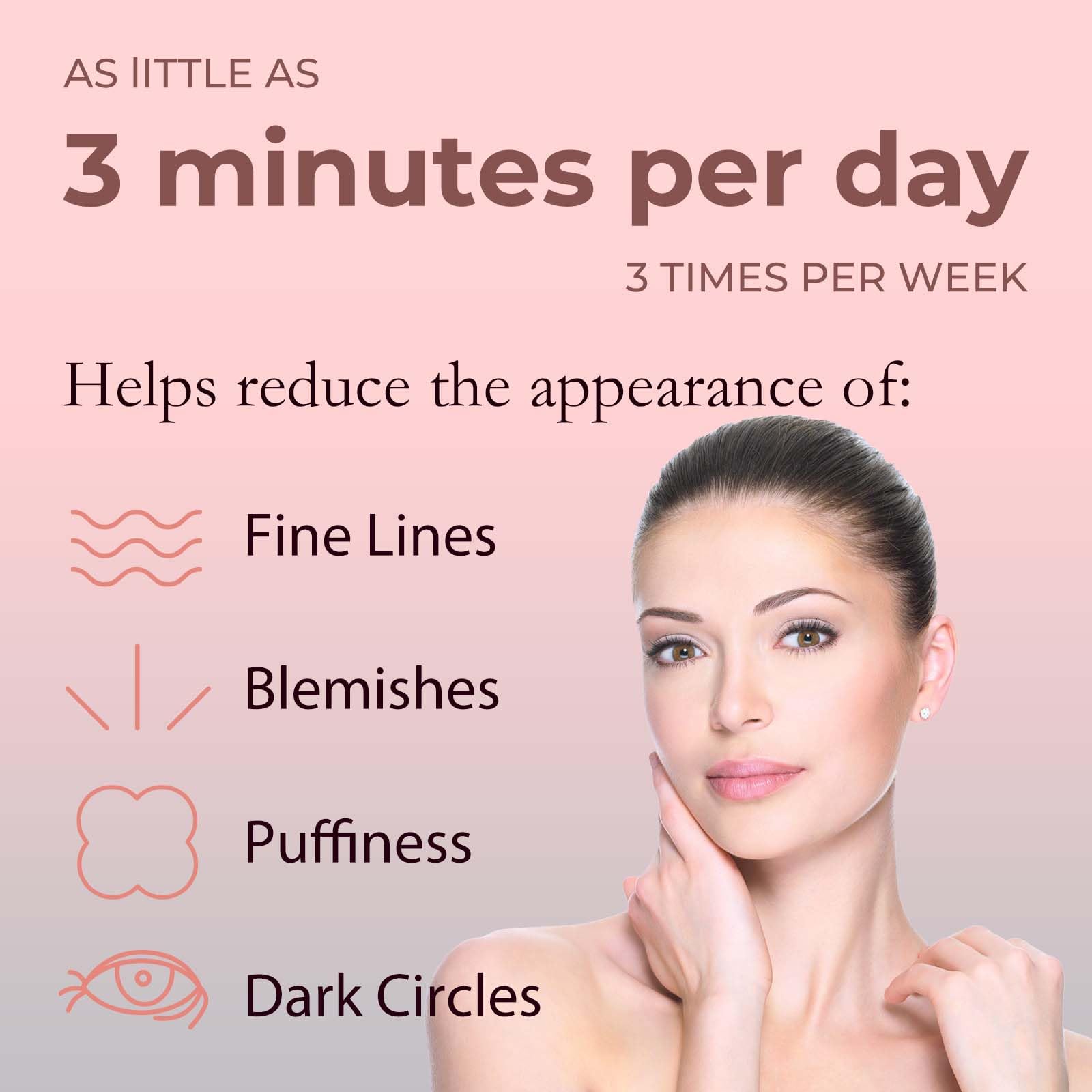 Londxin massage facial ergonomique 90 degrés pour un confort optimal