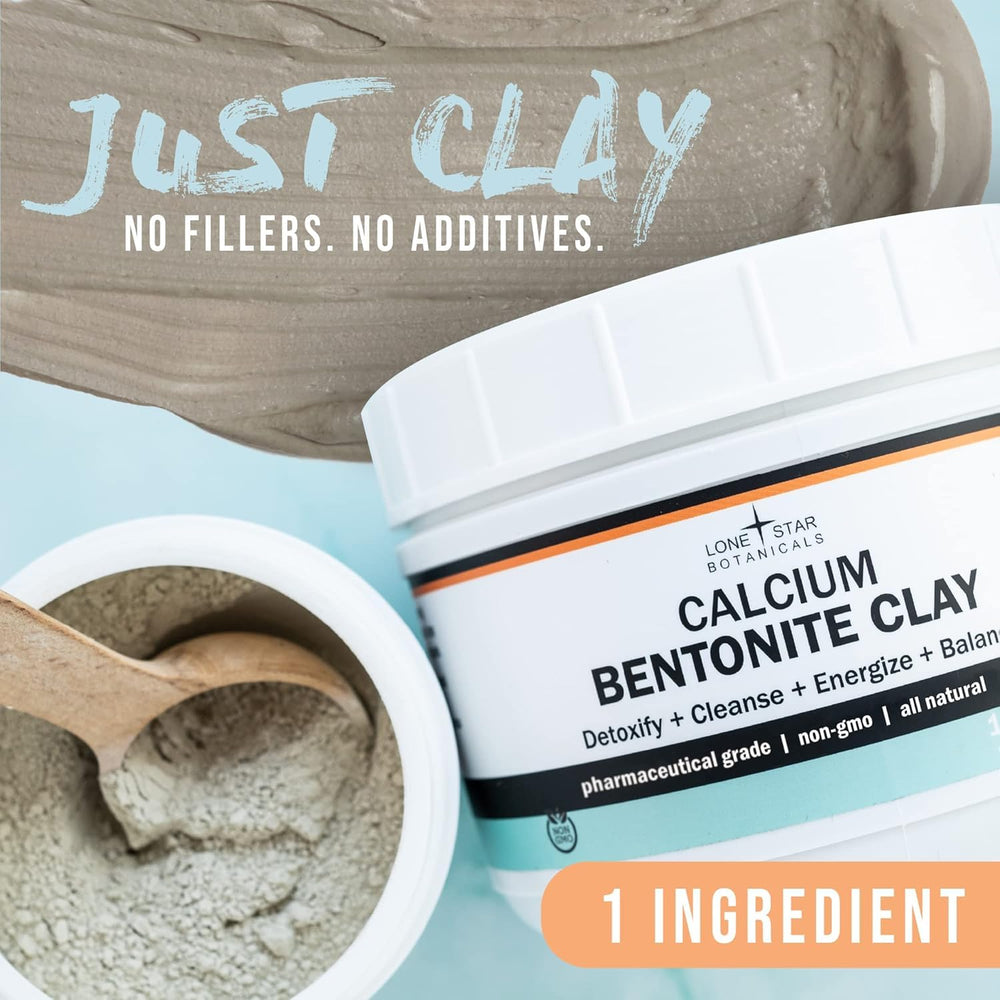 Lone Star Botanicals masque-corps-argile-bentonite-douce: satinée et revitalisée sans irritation
