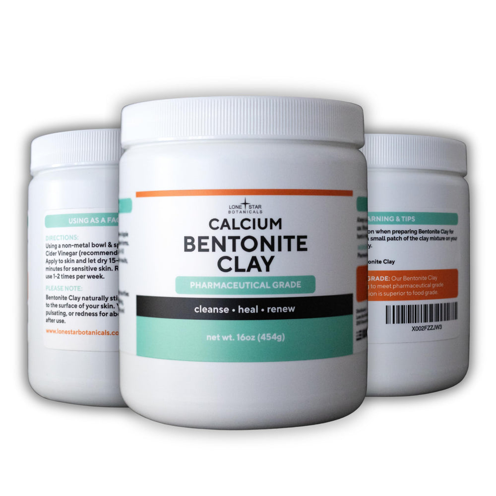 Lone Star Botanicals masque-visage-argile-bentonite: soin en profondeur pour les pores et la peau
