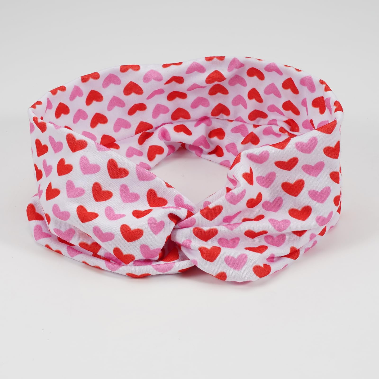 Lonext bandeaux cheveux Saint-Valentin anti-glisse noir et rouge, maintien fiable.