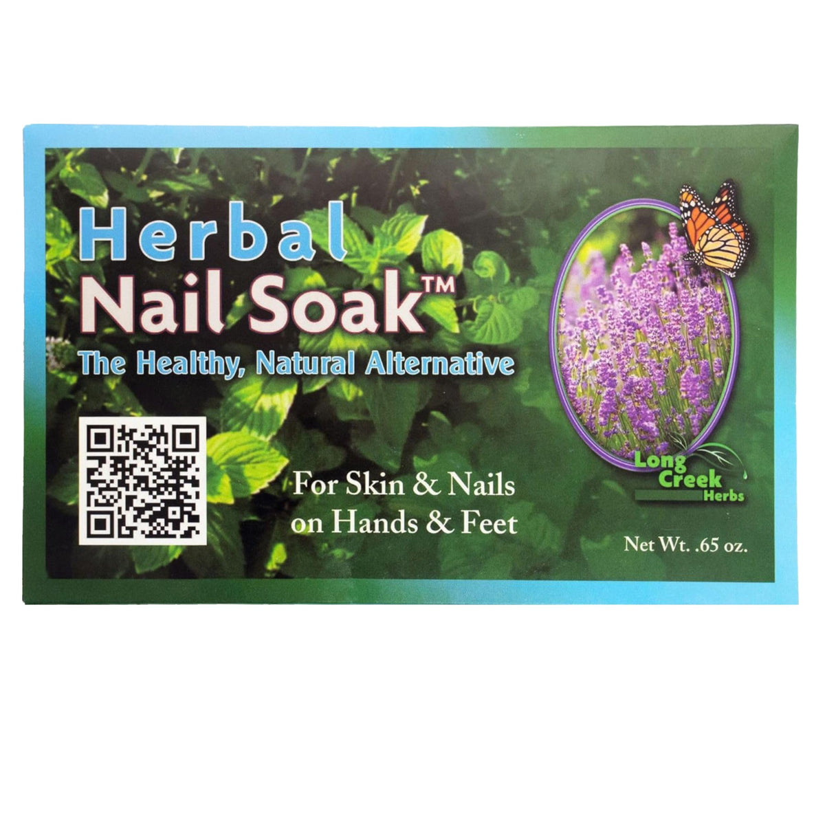 Long Creek Herbs Bain Ongles Naturel renforce les ongles et clarifie leur aspect.