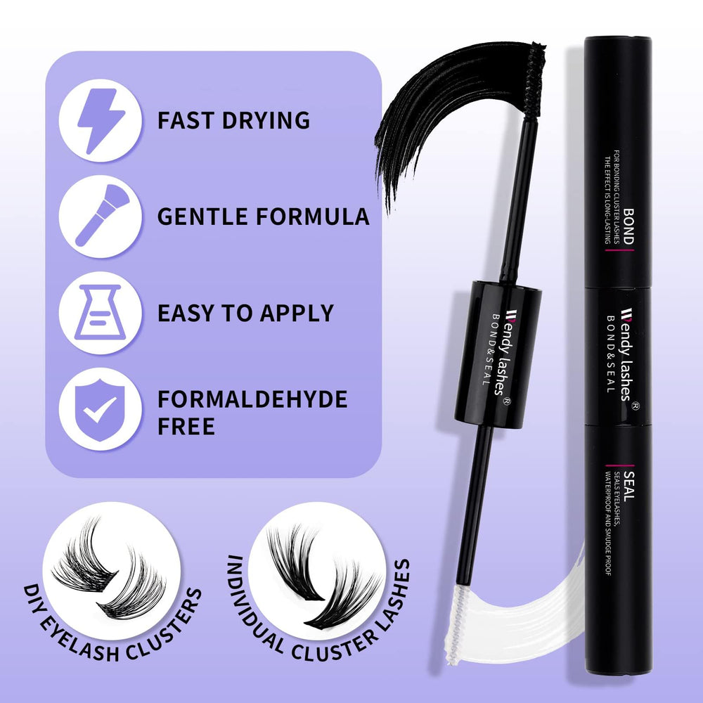 Différentes longueurs de clusters pour des styles variés chez Wendy Lashes