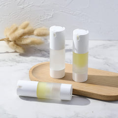 Longway distributeur pompe sans air 30 ml, parfait pour fond de teint ou sérums.