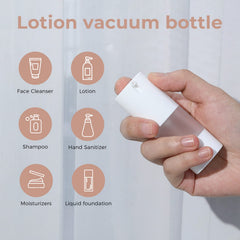 Longway flacon airless 15 ml compact, dose précise pour crèmes et lotions