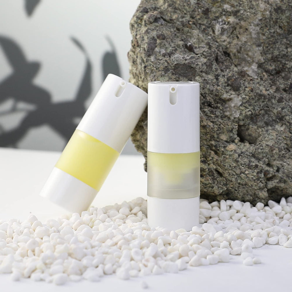 Longway flacon airless 15 ml crème et sérum, application facilitée