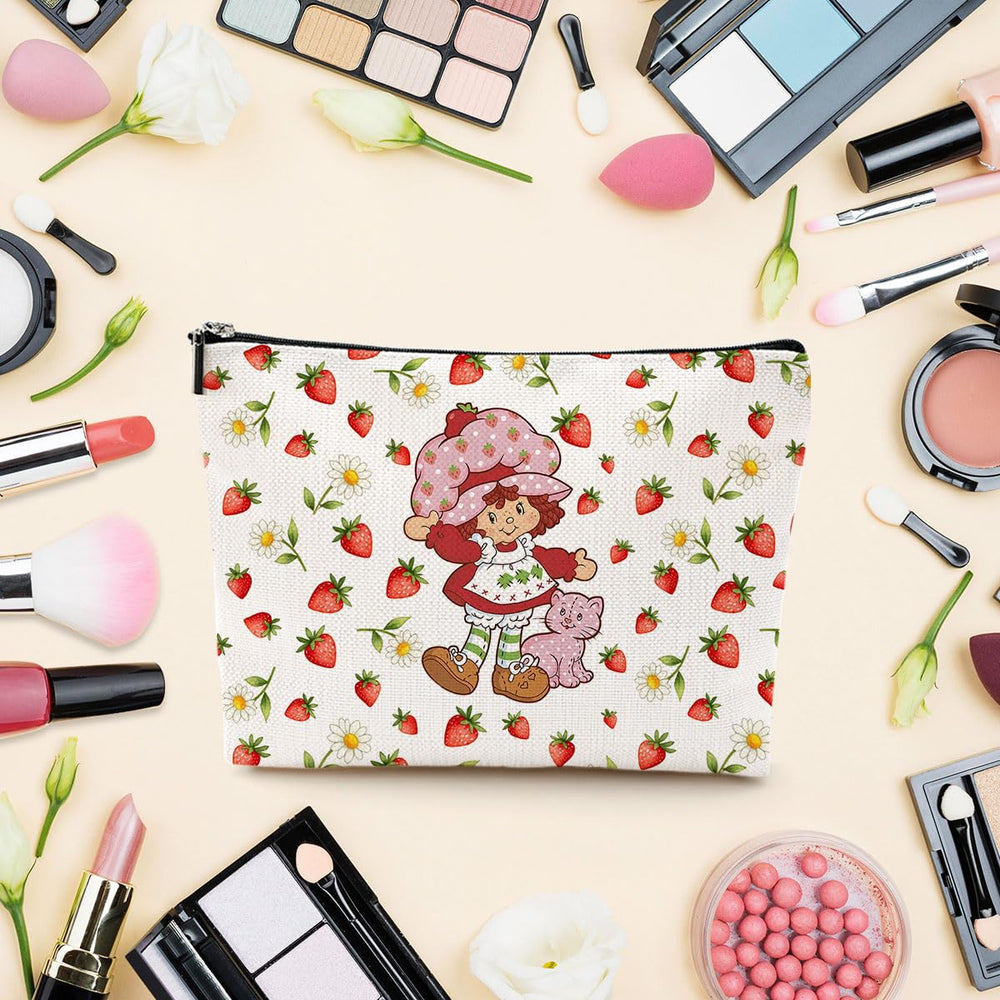 Sac LONGXIN fraise en matière imperméable protégeant vos articles.