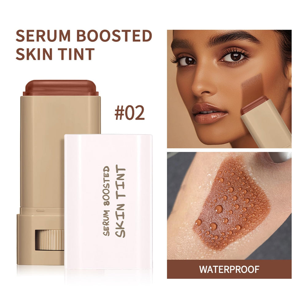 Loobexery Beauty Balm Stick montre les échantillons de teintes pour une correspondance naturelle.