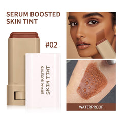 Loobexery Beauty Balm Stick montre les échantillons de teintes pour une correspondance naturelle.
