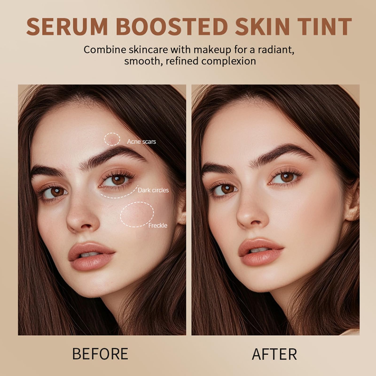 Loobexery Beauty Balm Stick affiche une finition lumineuse et naturelle.