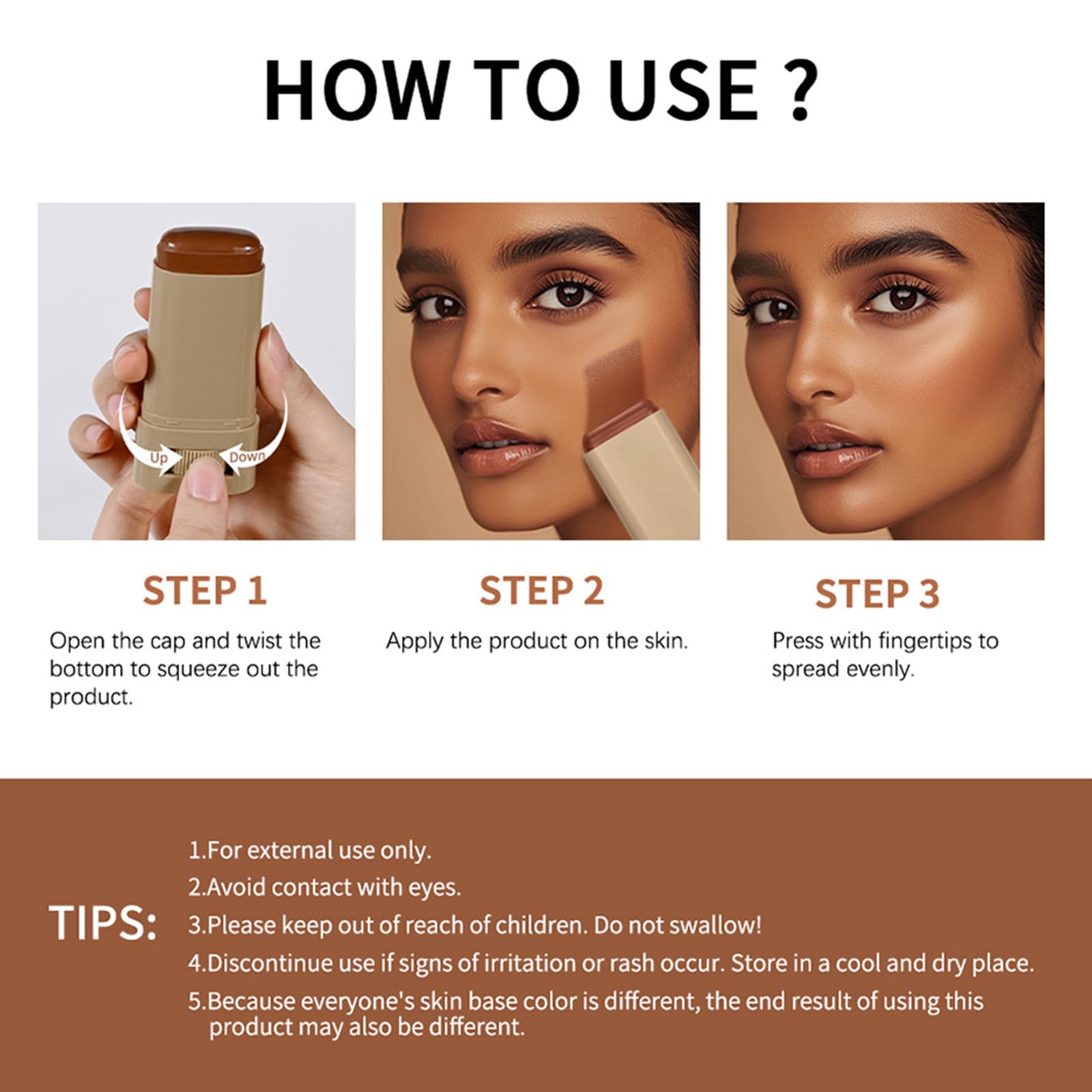 Loobexery Beauty Balm Stick facile à glisser dans la poche.