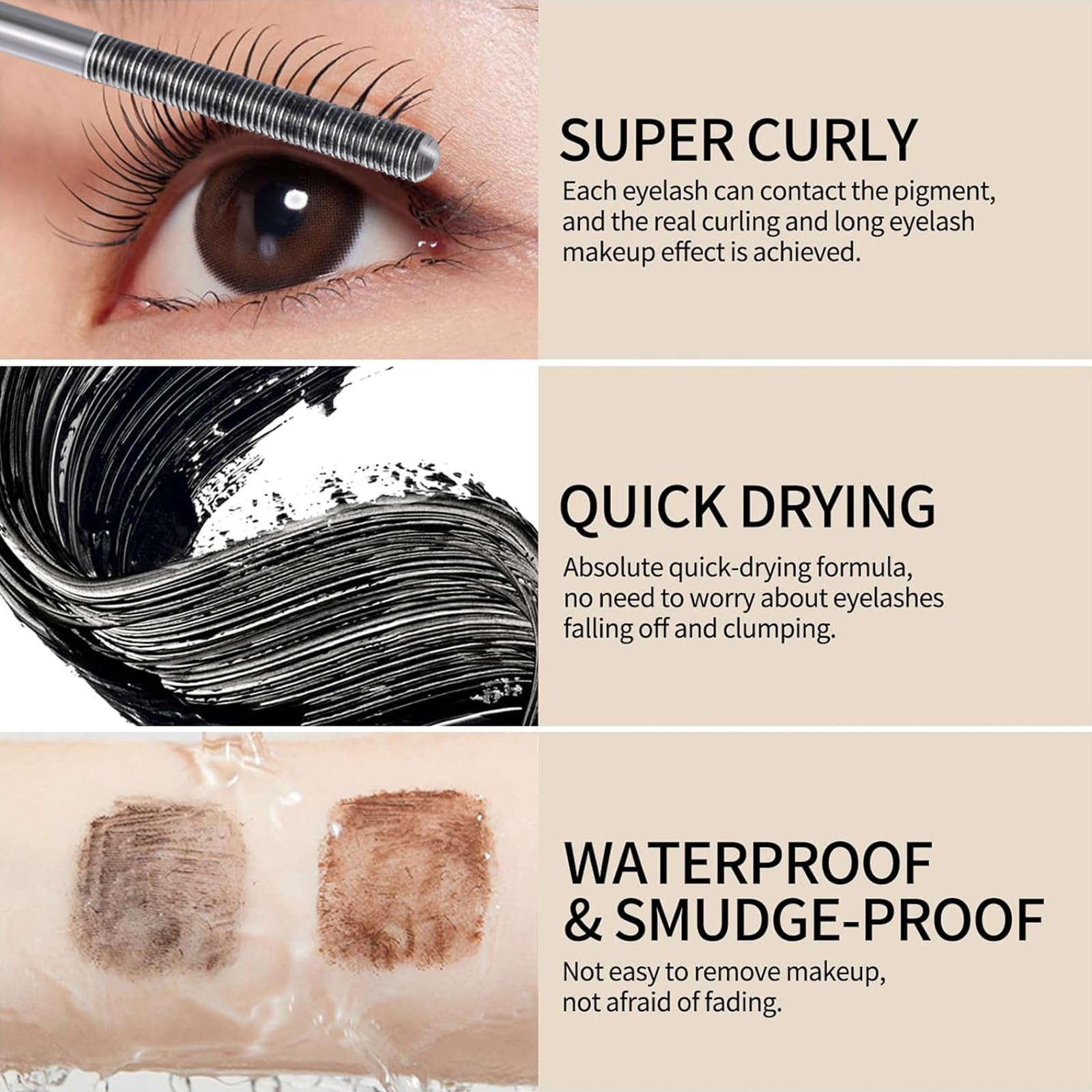 Mascara Loobexery fibres d’extension pour un look plus étoffé