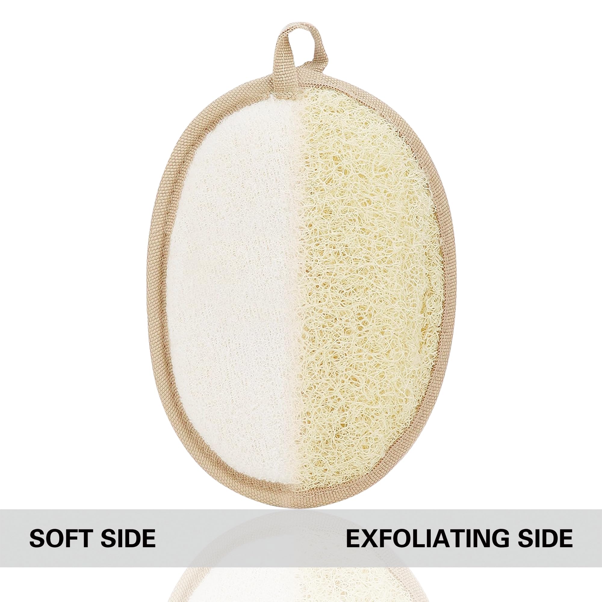 Loofah naturel – application douce pour une peau lisse après la douche.