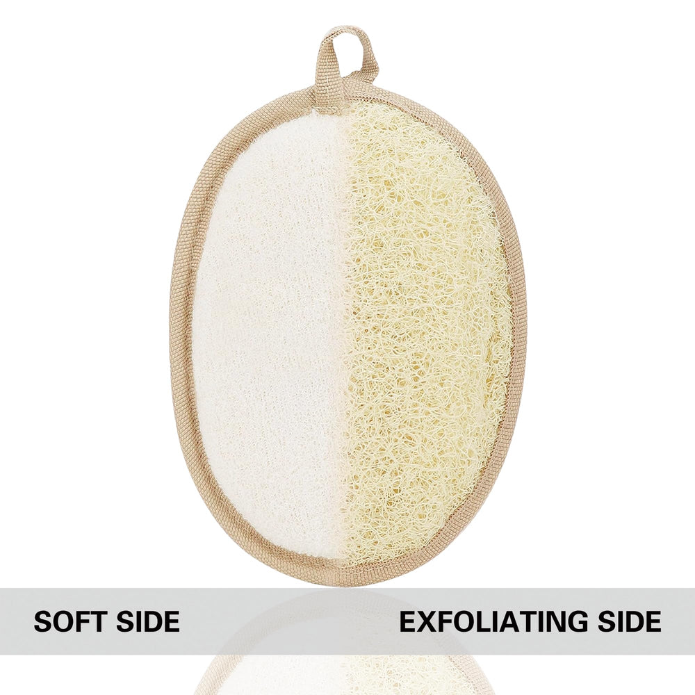 Loofah naturel – application douce pour une peau lisse après la douche.