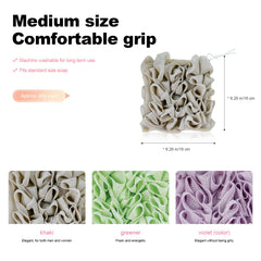 Loofah-Washcloth durable et séchage rapide, parfait voyage.