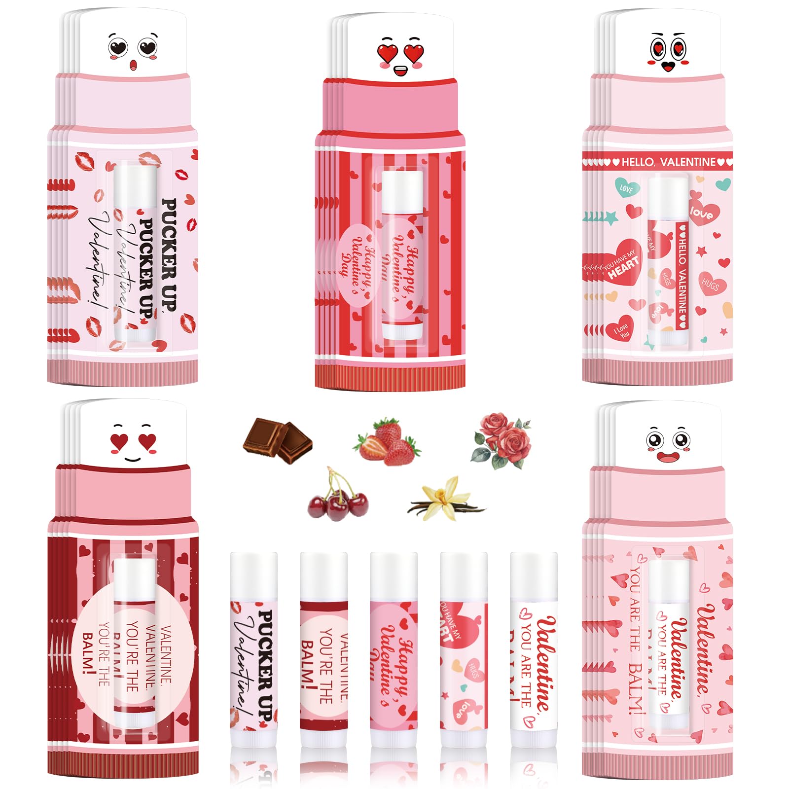 Baume lèvres Loopeer – ensemble valentins, hydratation douce pour partager.