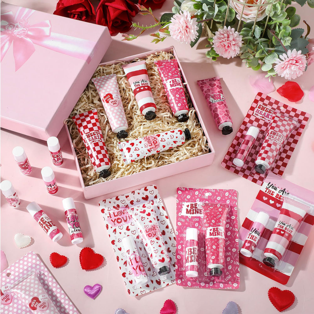 Loopeer, emballage romantique rouge et rose, présentation idéale Saint-Valentin.