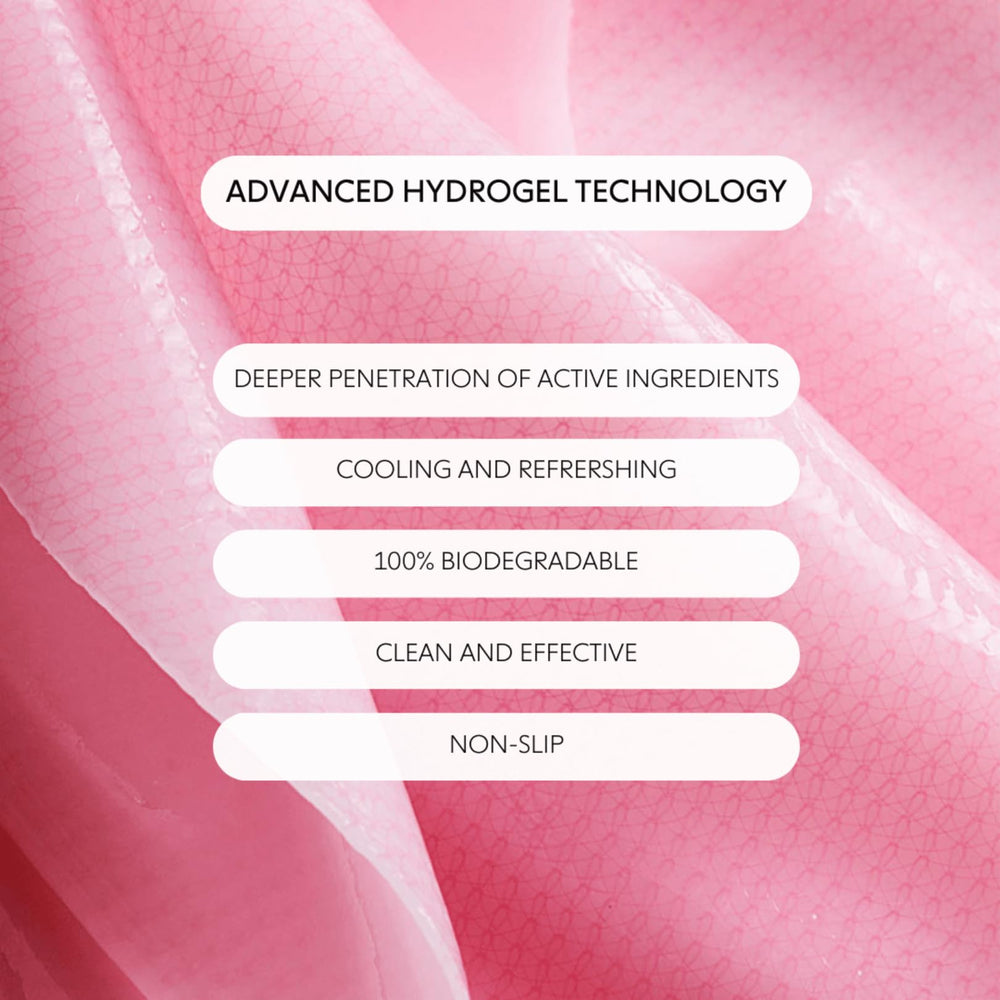 LOOPS Double Take masque hydrogel réduit les pores: peau plus lisse et uniforme.