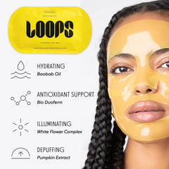 LOOPS Glow Gang, texture fraîche qui adhère bien à la peau.