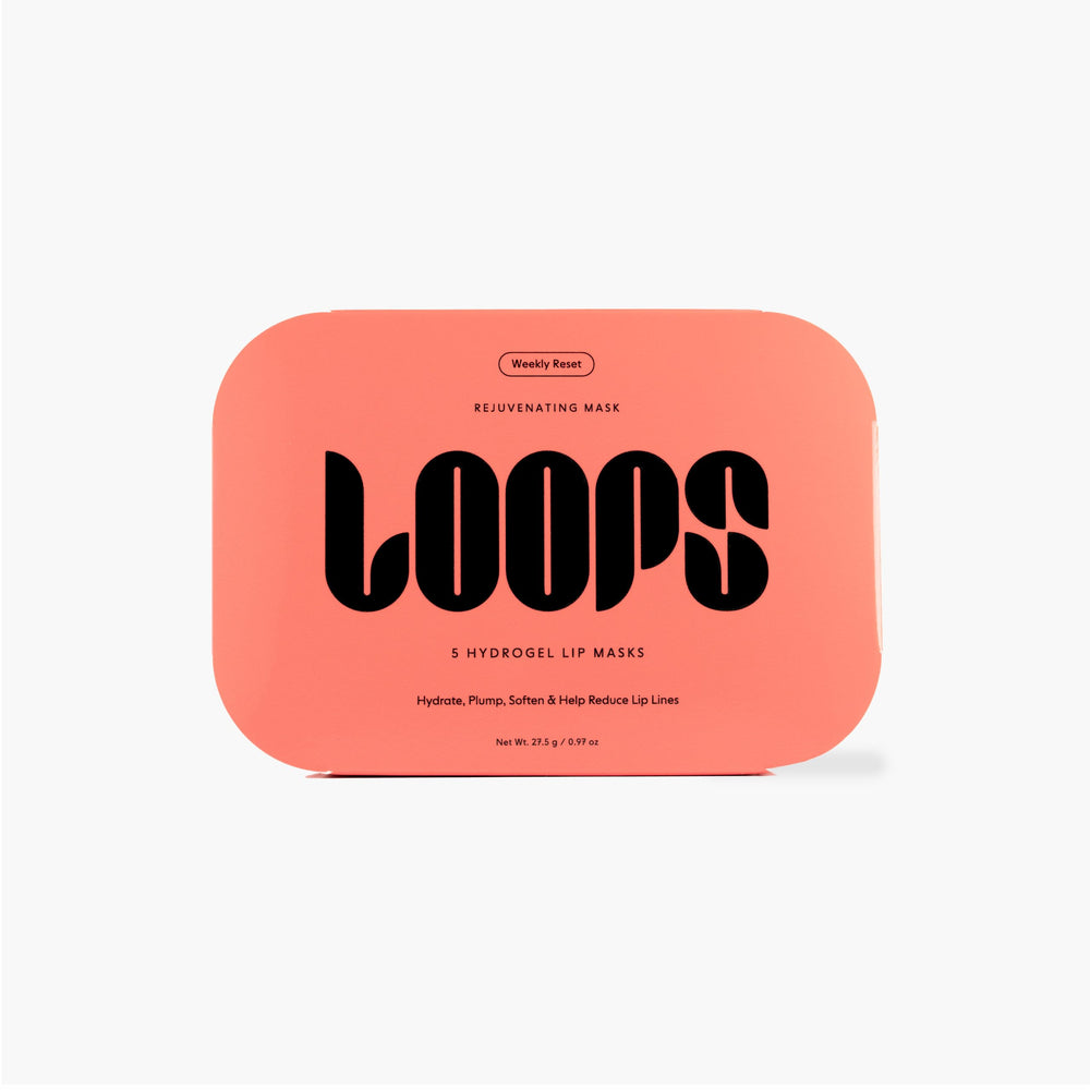 LOOPS Masque lèvres hydrogel reset hebdomadaire : hydratation intense et douceur rapide.