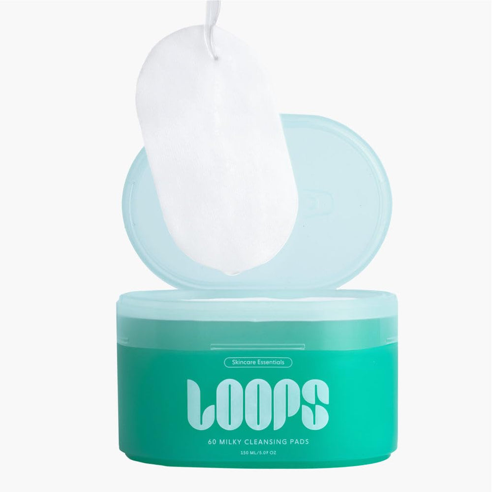 LOOPS Milky Cleanser: lingettes en bambou biodégradables facilitant le démaquillage sans frottement