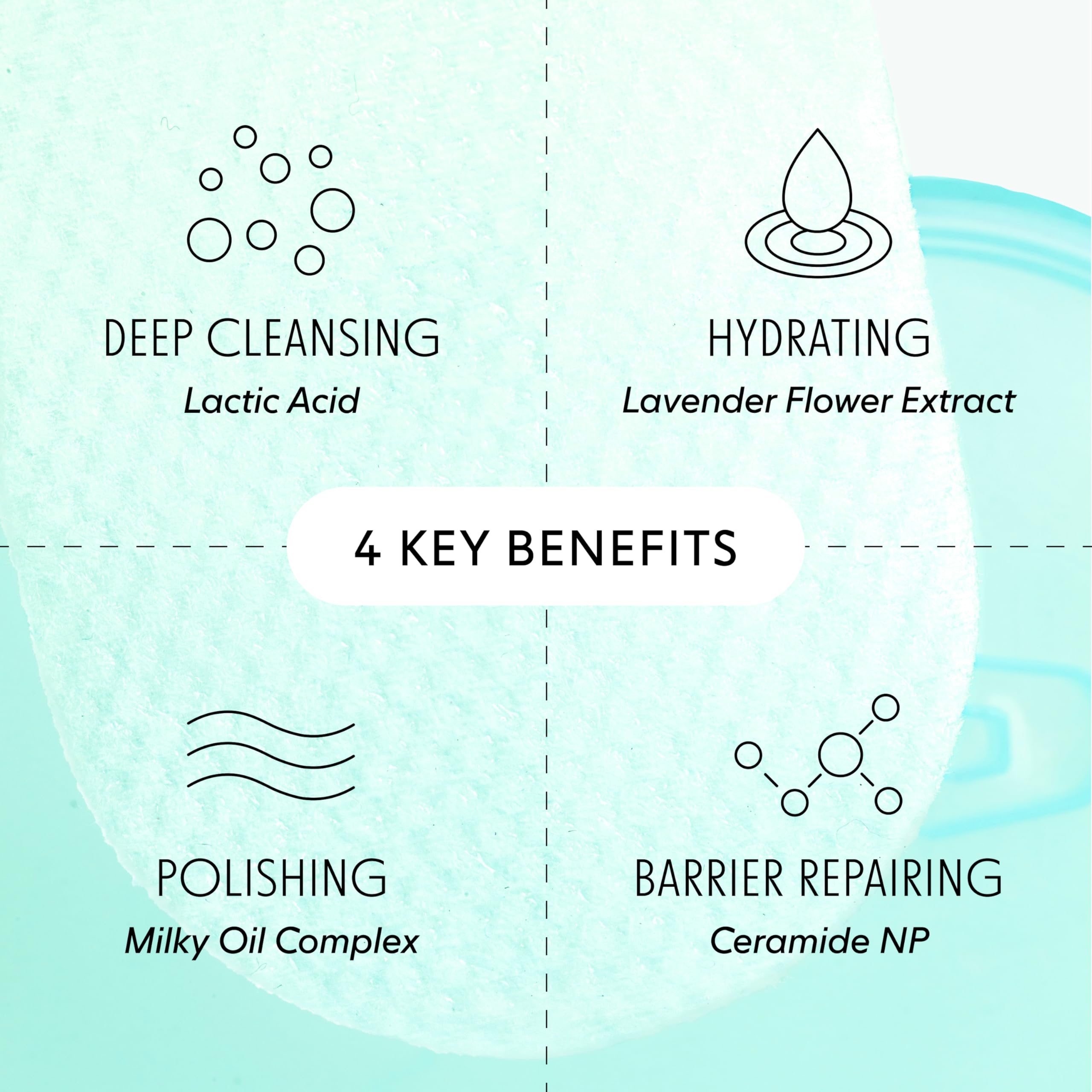 LOOPS Milky Cleanser: huile-lait riche en nutriments pour nourrir et hydrater