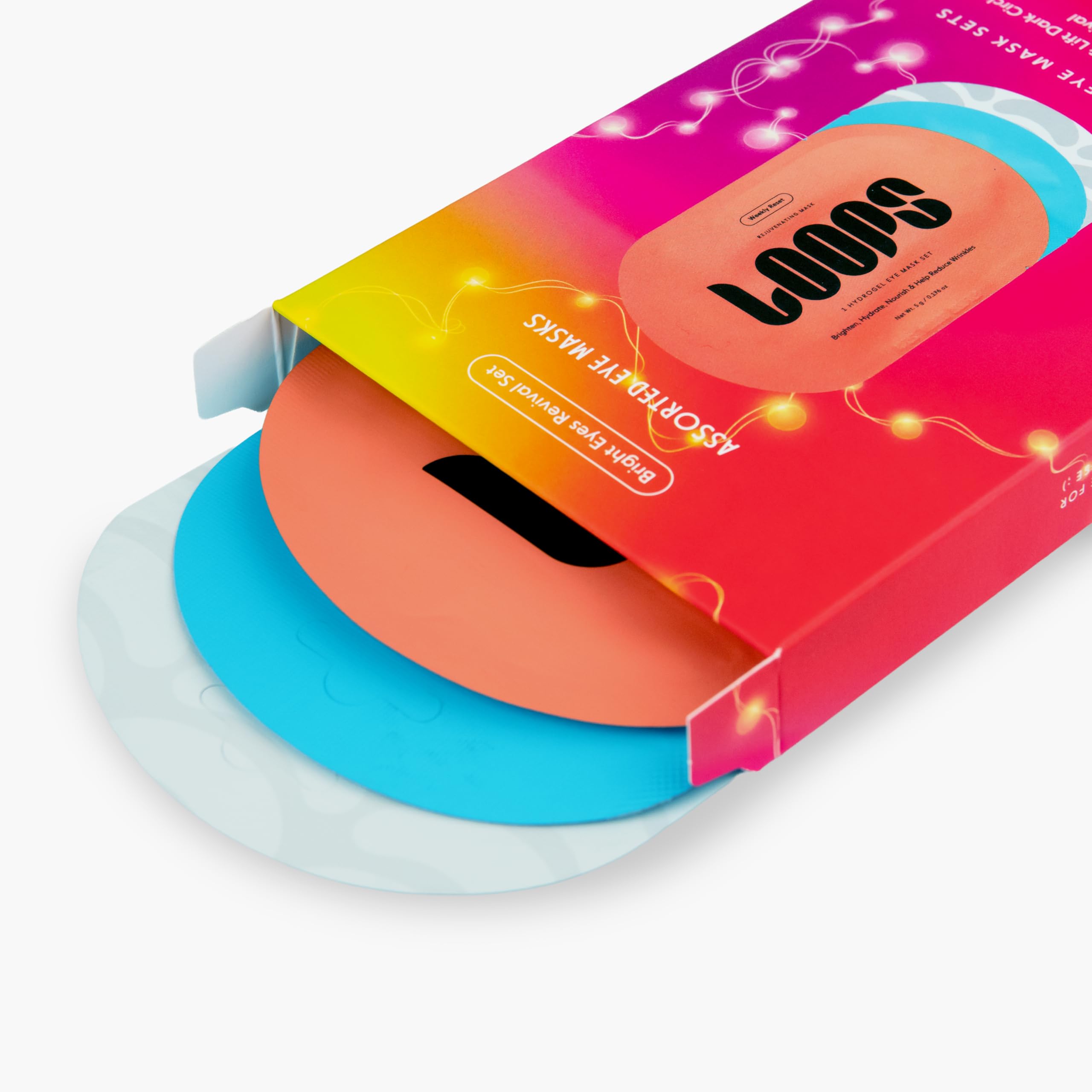 Regard plus lumineux grâce aux masques hydrogel LOOPS et leur action nourrissante