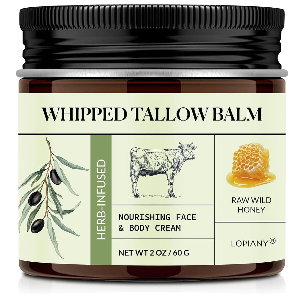 LOPIANY graisse de boeuf pour peau — pot hydratant et nourrissant.