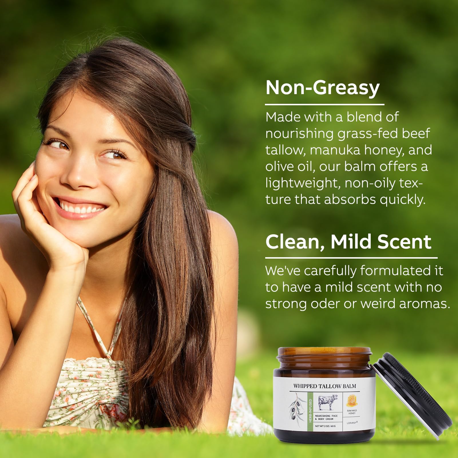 LOPIANY ingrédients naturels bio — formulation douce pour peaux sensibles.