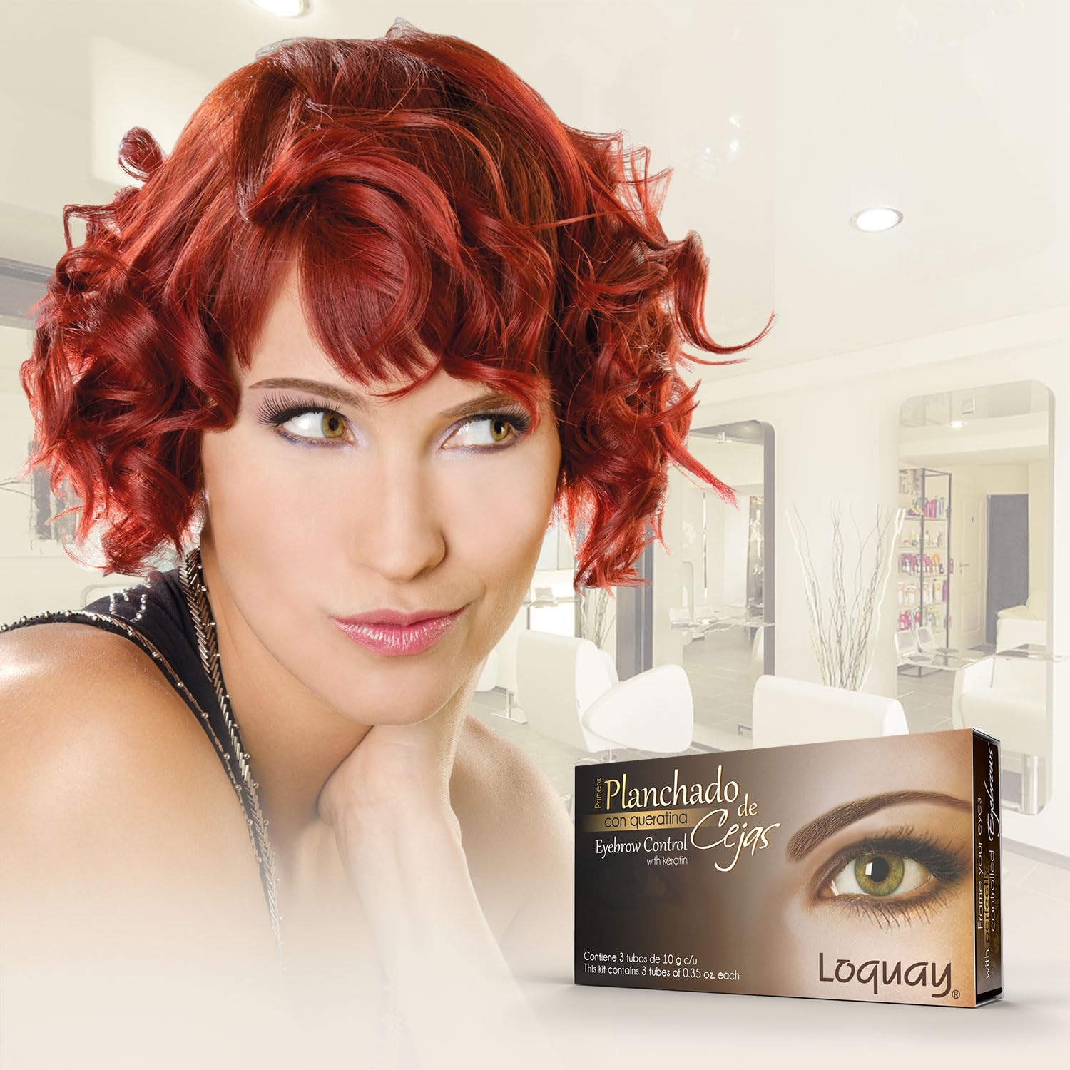 Loquay kit-professionnel-sourcils: parfait pour les instituts, résultats précis