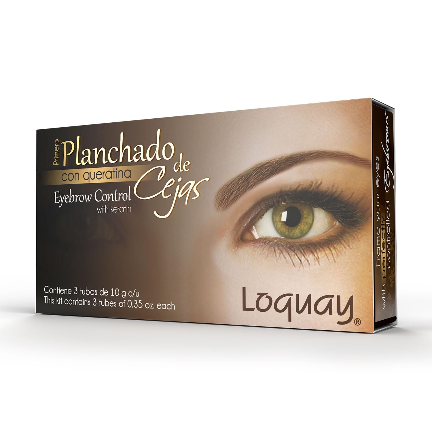 Loquay kit-sourcils-keratine: système en 3 étapes pour résultats professionnels