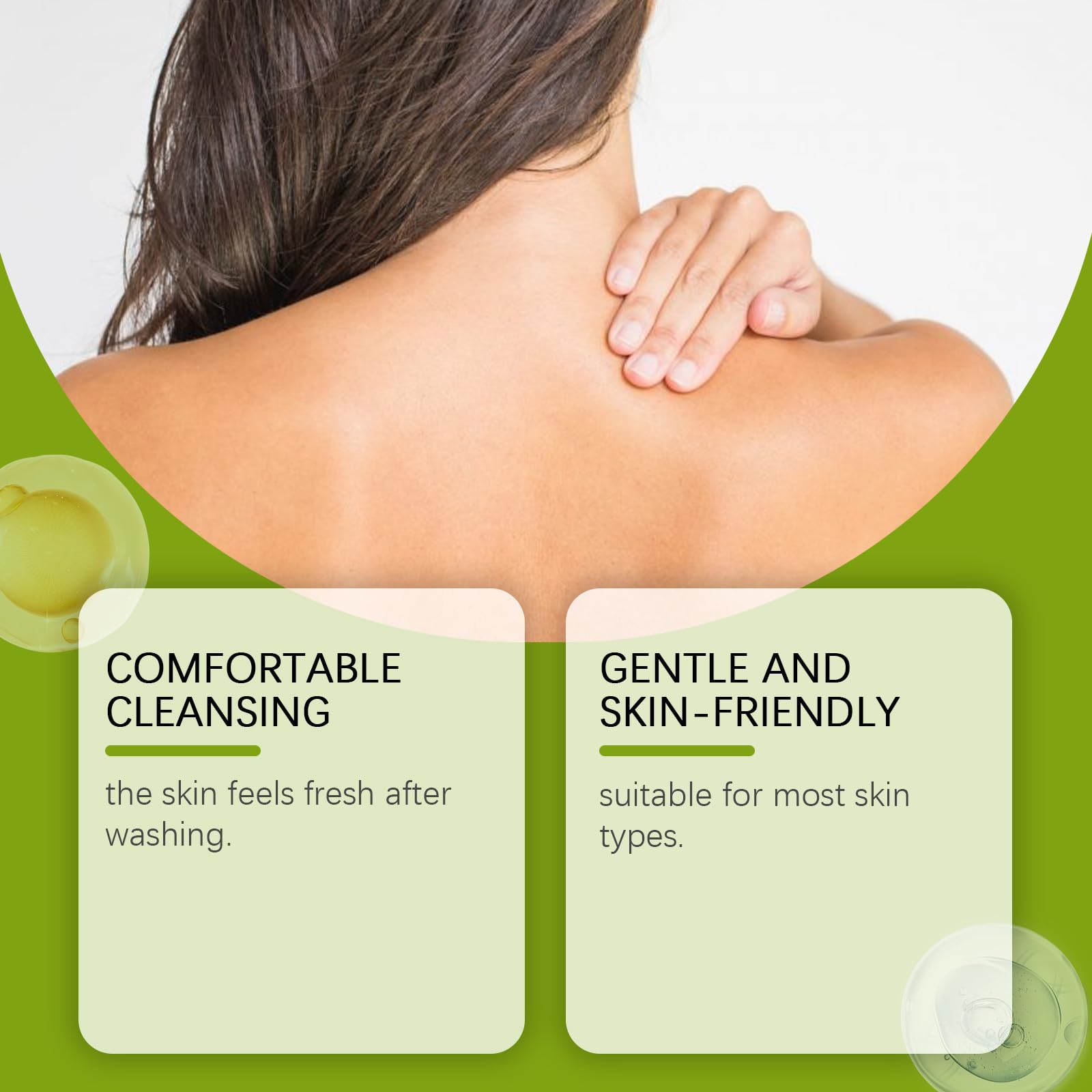 Loravey Savon mousse crème purifiante pour peau propre et rafraîchie.