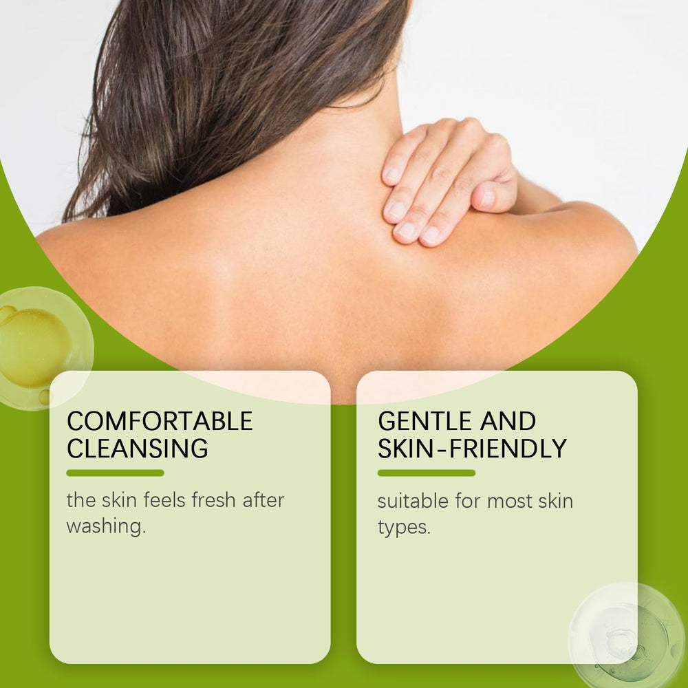 Loravey Savon mousse crème purifiante pour peau propre et rafraîchie.
