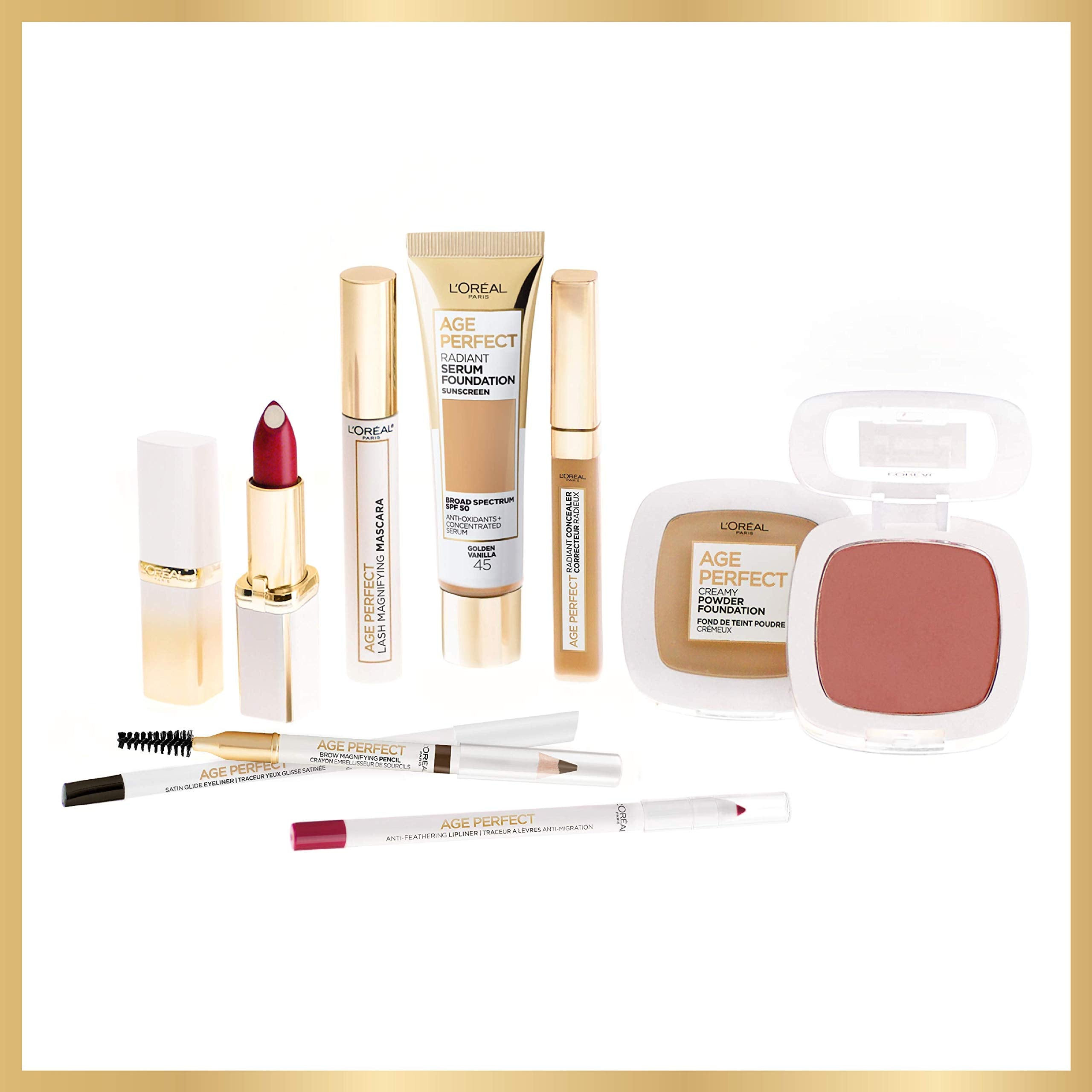 L’Oréal Paris Age Perfect Serum Foundation – éclat naturel et finition légère.