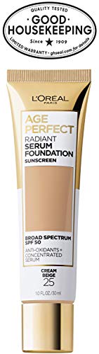 L’Oréal Paris Age Perfect Serum Foundation – maquillage quotidien pour teint unifié.