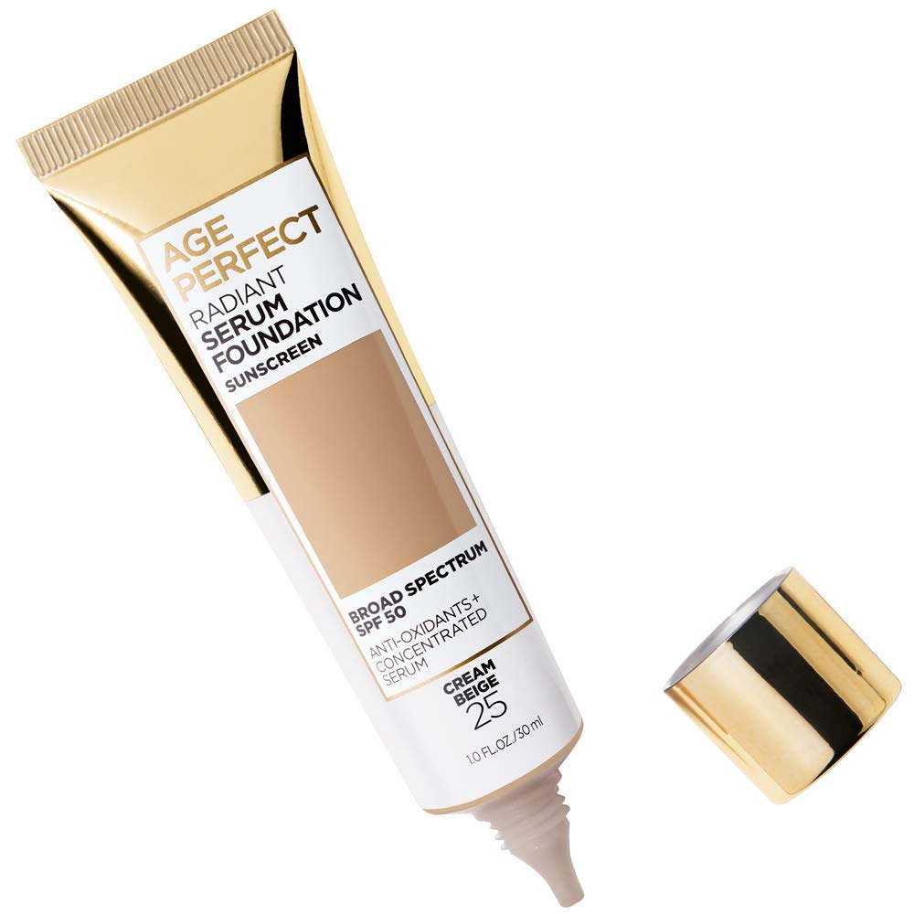 L’Oréal Paris Age Perfect Serum Foundation – pompe, application précise et rapide.