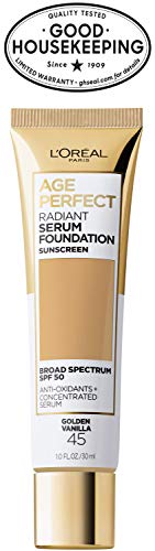 L'Oréal Paris Age Perfect Serum Foundation – routine quotidienne pour peau sensible.