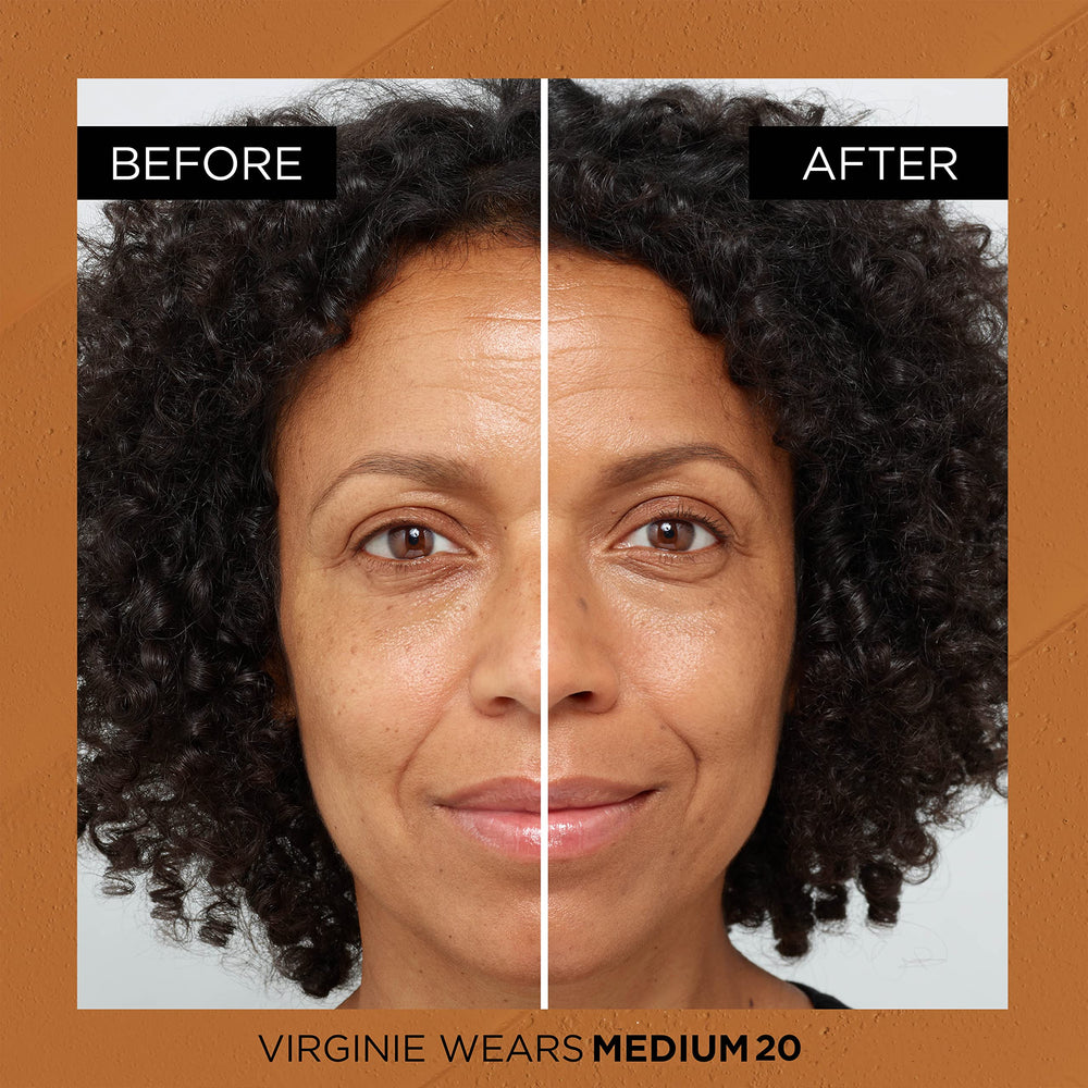Fini naturel prêt pour le quotidien, sans effet masque.