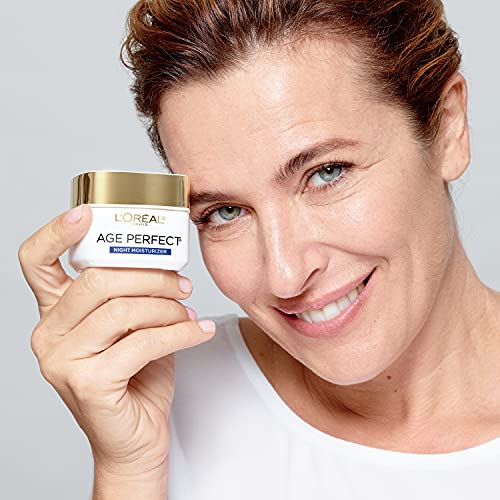L'Oreal Paris Age Perfect Collagen Expert mineral oil-free formula on label