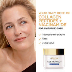 L'Oreal Paris Age Perfect Collagen Expert texture swirl on hand suggests quick absorption and non-greasy feel
