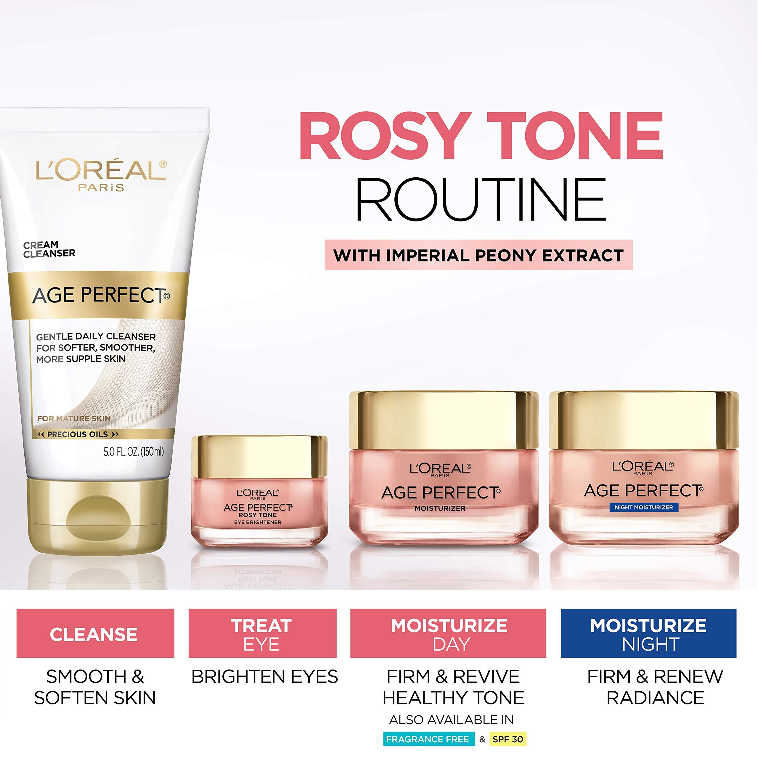L’Oréal Paris Age Perfect – emballage varie, présentation élégante