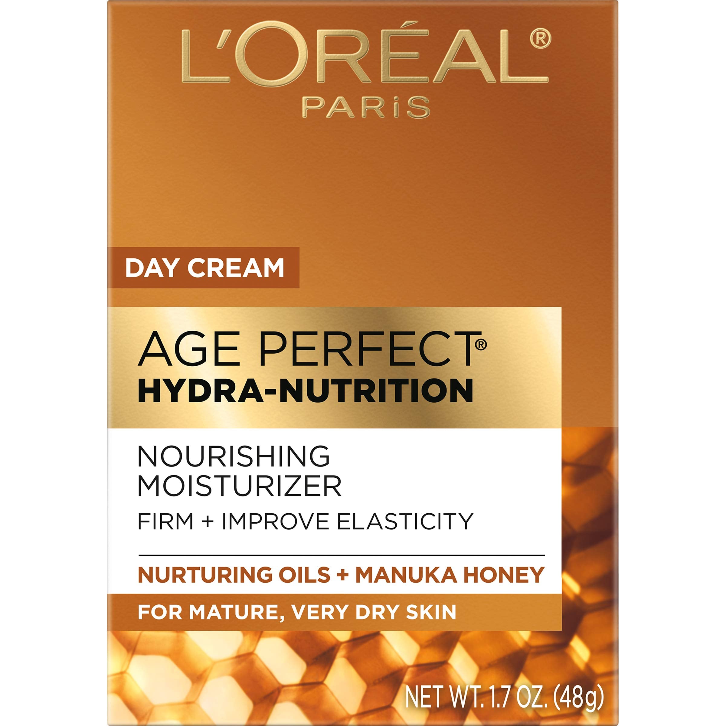 Texture non collante de la crème Hydra-Nutrition pour une sensation légère.