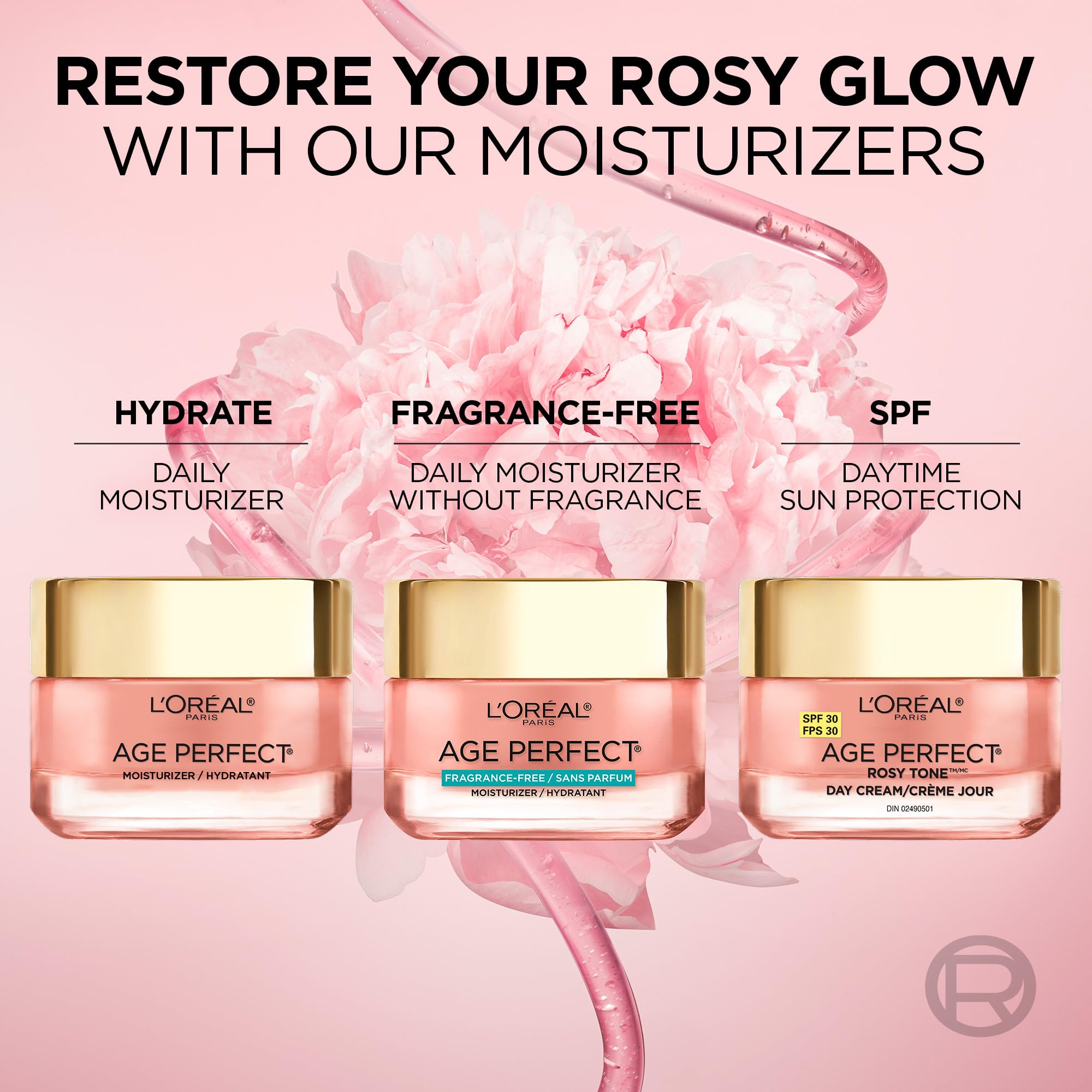 Application sur le visage pour estomper le teint rosé.