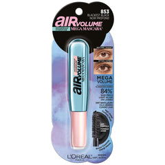 L’Oréal Paris Air Volume Mega Mascara, brosse double-poils, capture et séparation des cils.